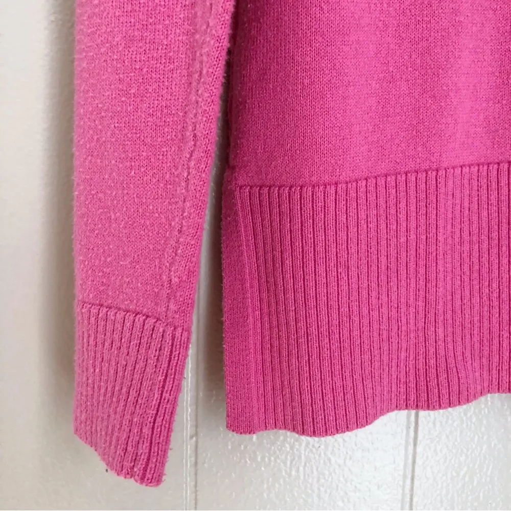 INC Pink Crewneck Sweater Loose Fit Small Women’s Long Sleeve Top - Image 7
