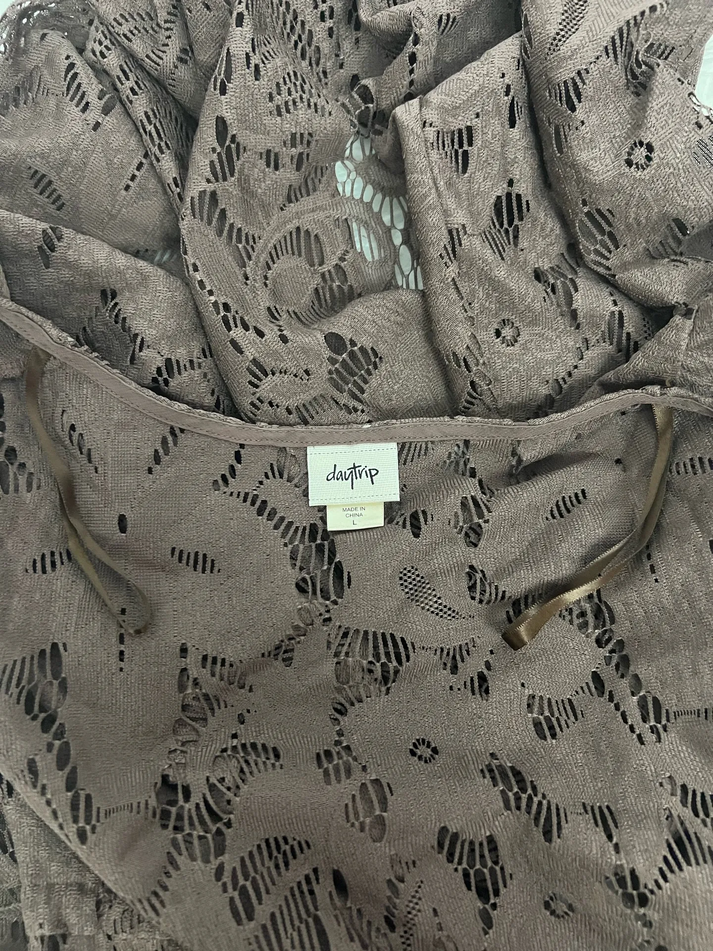 Brown Shawl/Wrap - Image 4