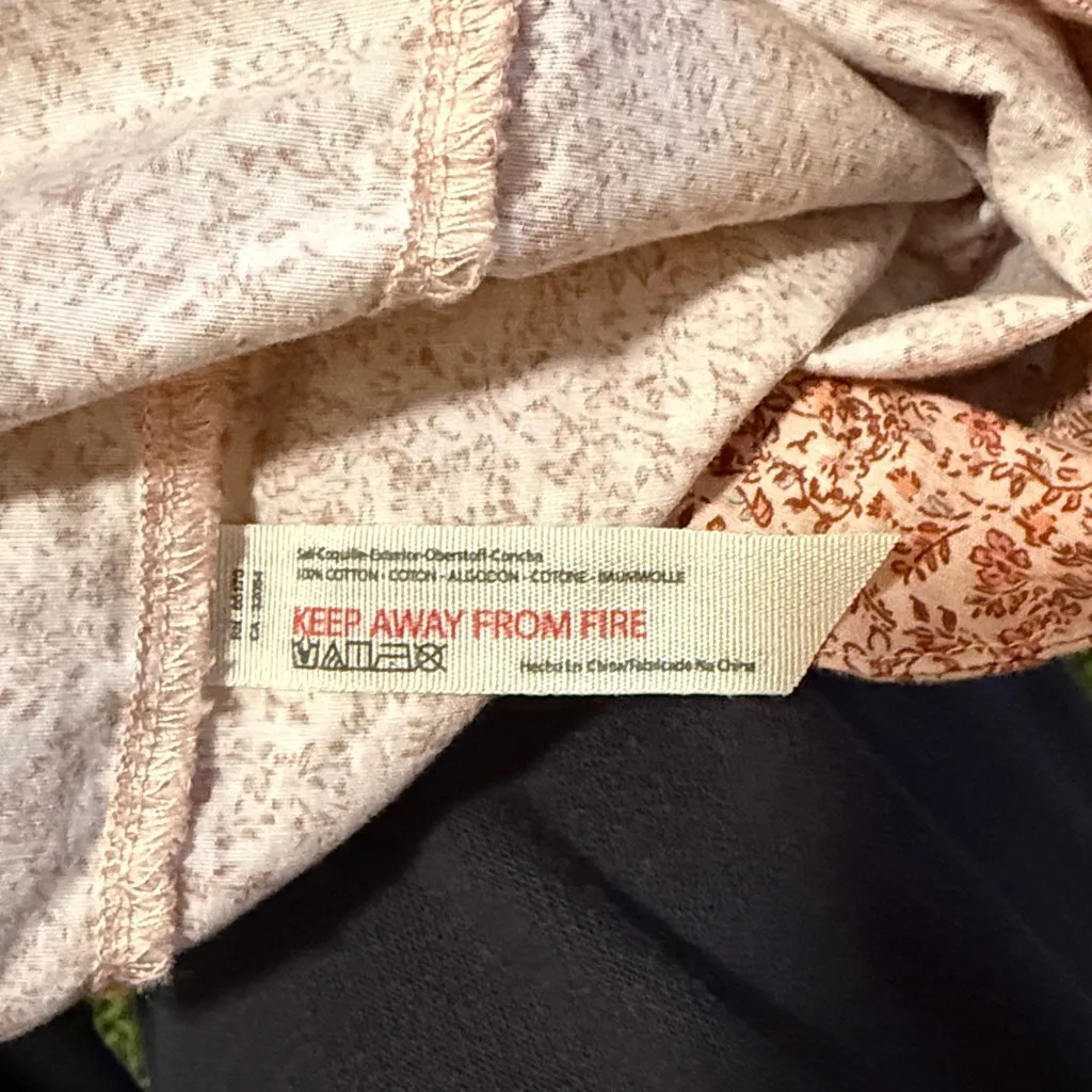 Free People Cloud Nine Boxer Shorts Size Medium Petal Combo - Image 6