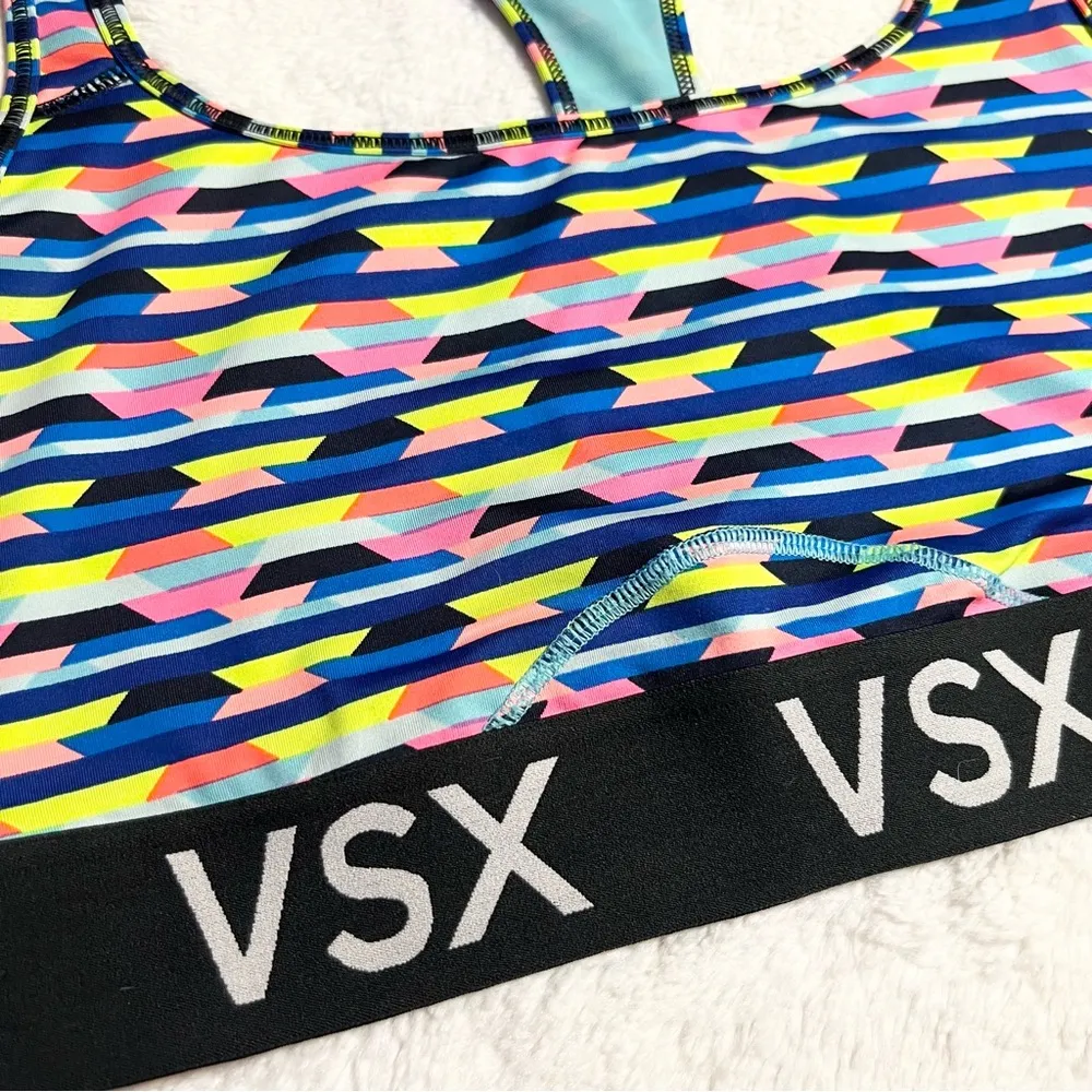Victoria’s Secret VSX Sport Player Racerback Sports Bra Size Large Multicolor - Image 4