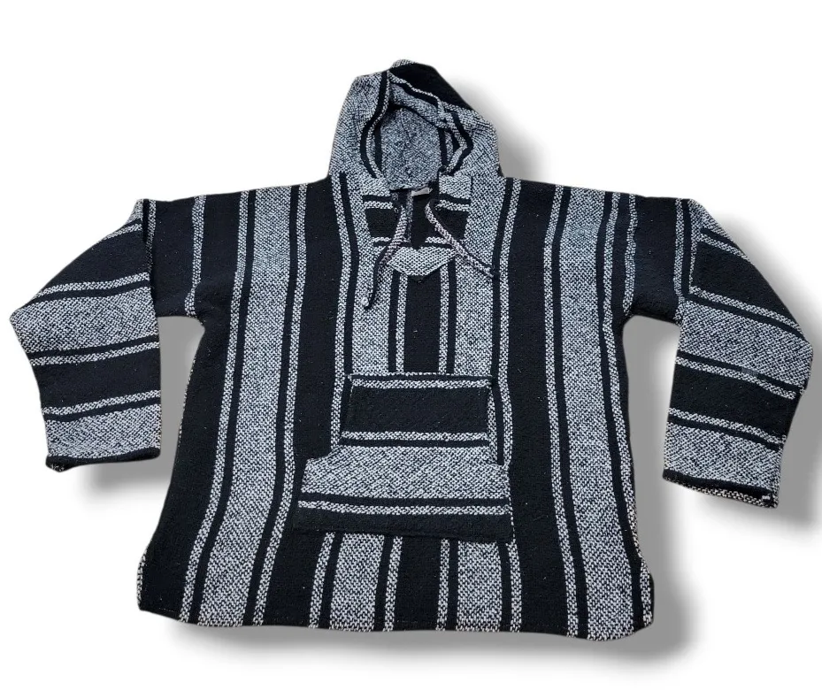 Maco Baja Sweater Size Large L Baja Hoodie Mexican Style Hoodie Drug Rug Sweater Unisex Hoodie Multiple - Image 1