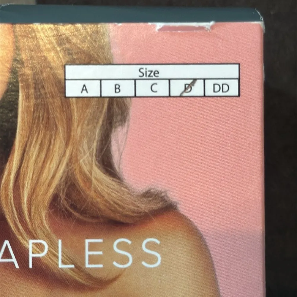 Lift It Up Backless Strapless Plunge Bra Silicone Fashion Forms Nude Size D Tan - Image 4