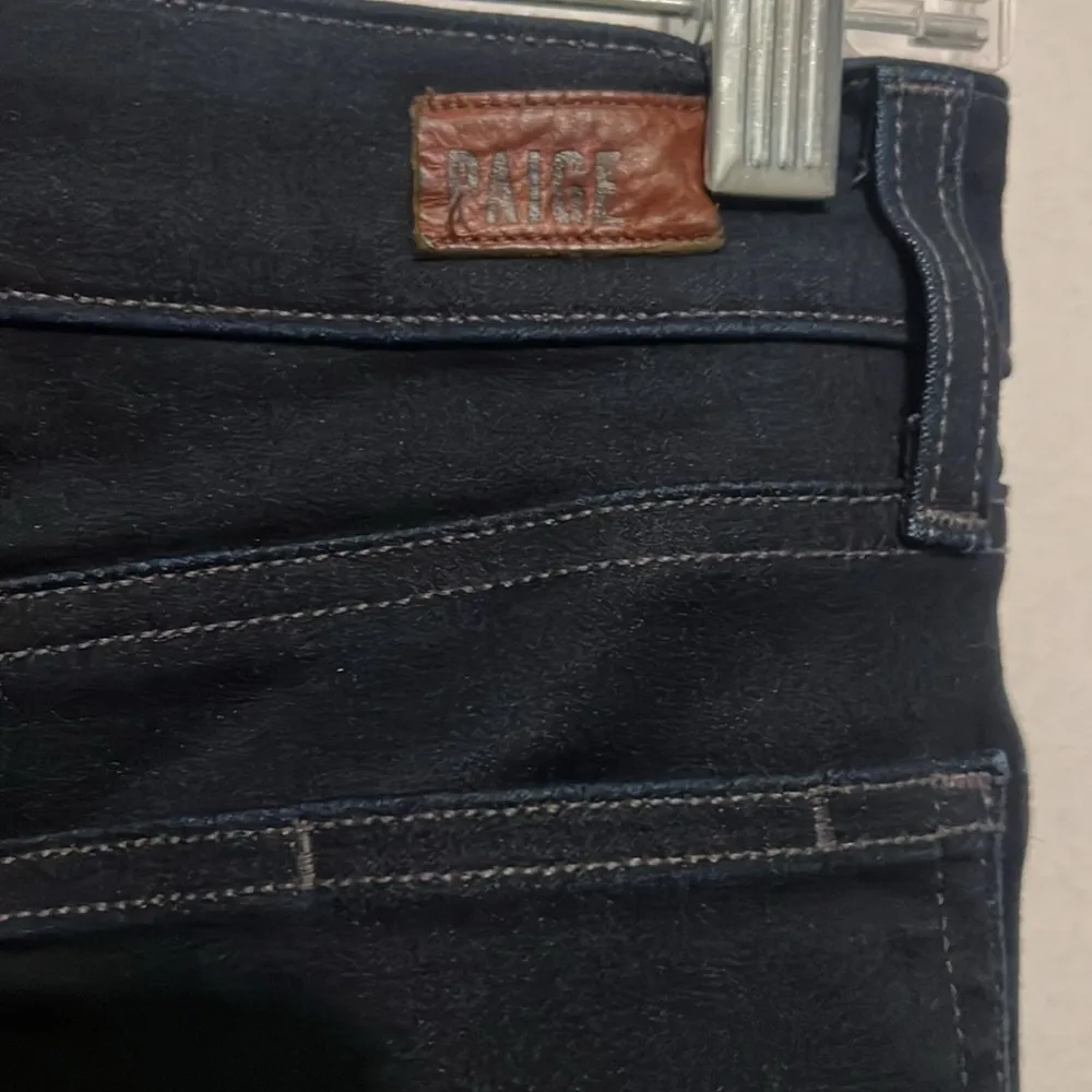 Paige Verdugo Ankle Ivan Dark Blue Wash Womens Skinny Jeans Size 27 - Image 7