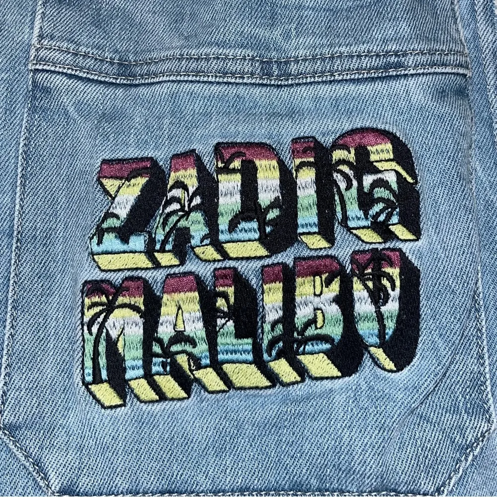 Zadig & Voltaire Denim Mini Dress - Image 3