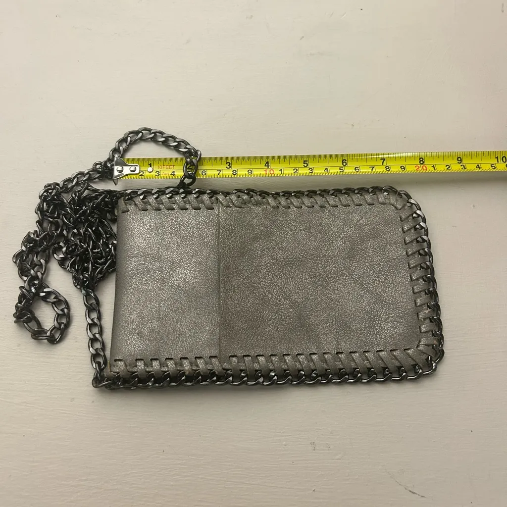 Phone pouch Chic Gray Chain Crossbody Pouch for phone or… - Image 2
