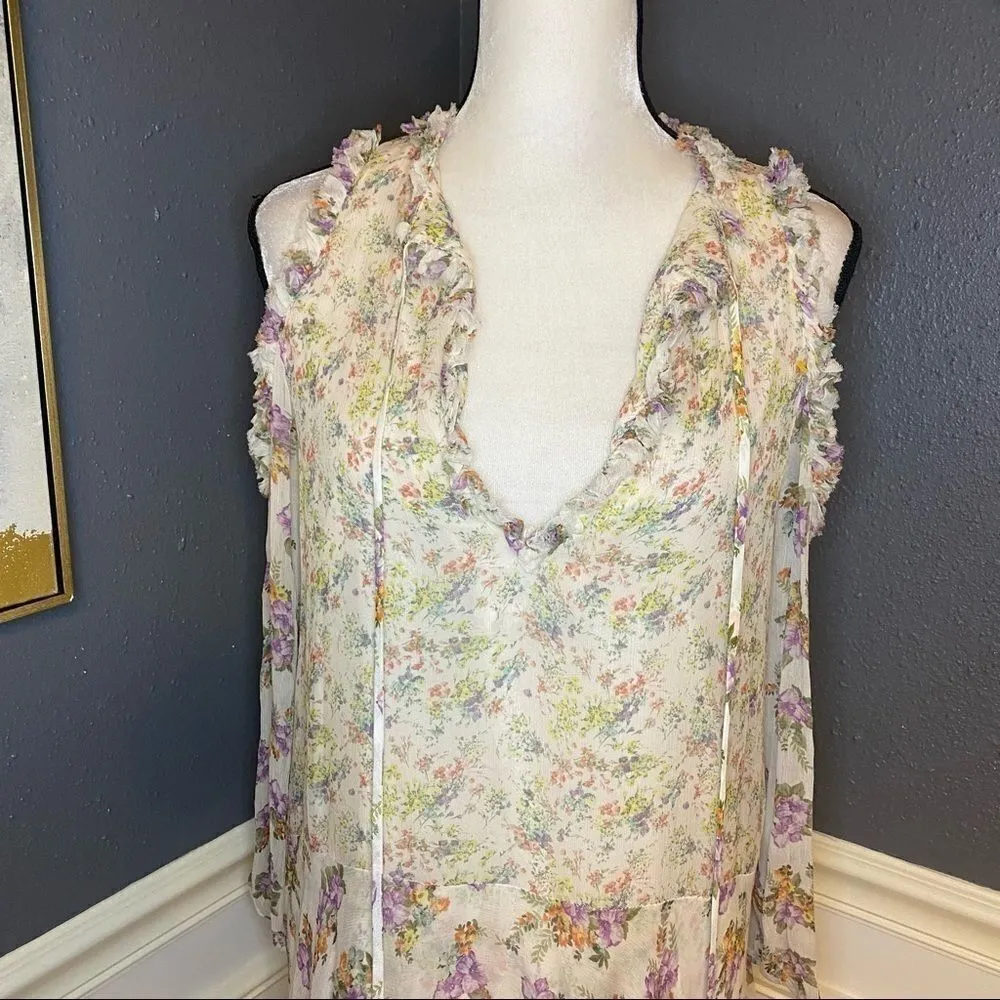 Alice + Olivia Glynda Cold Shoulder Floral Dress - Image 11