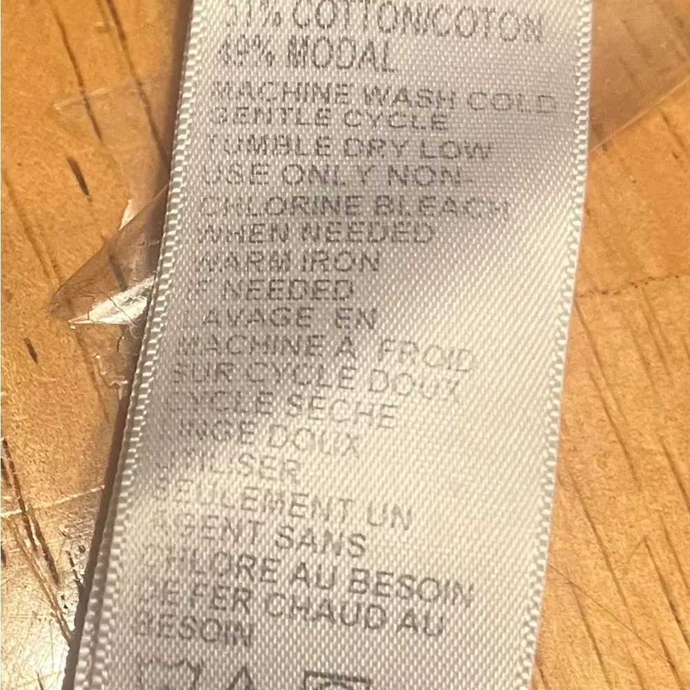 Standard  slub crew tee long sleeve top, size 4. - Image 2