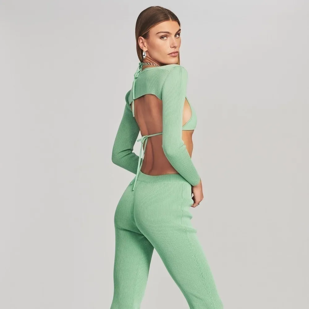 SER.O.YA Dahlia Set In Green Size XS - Image 5