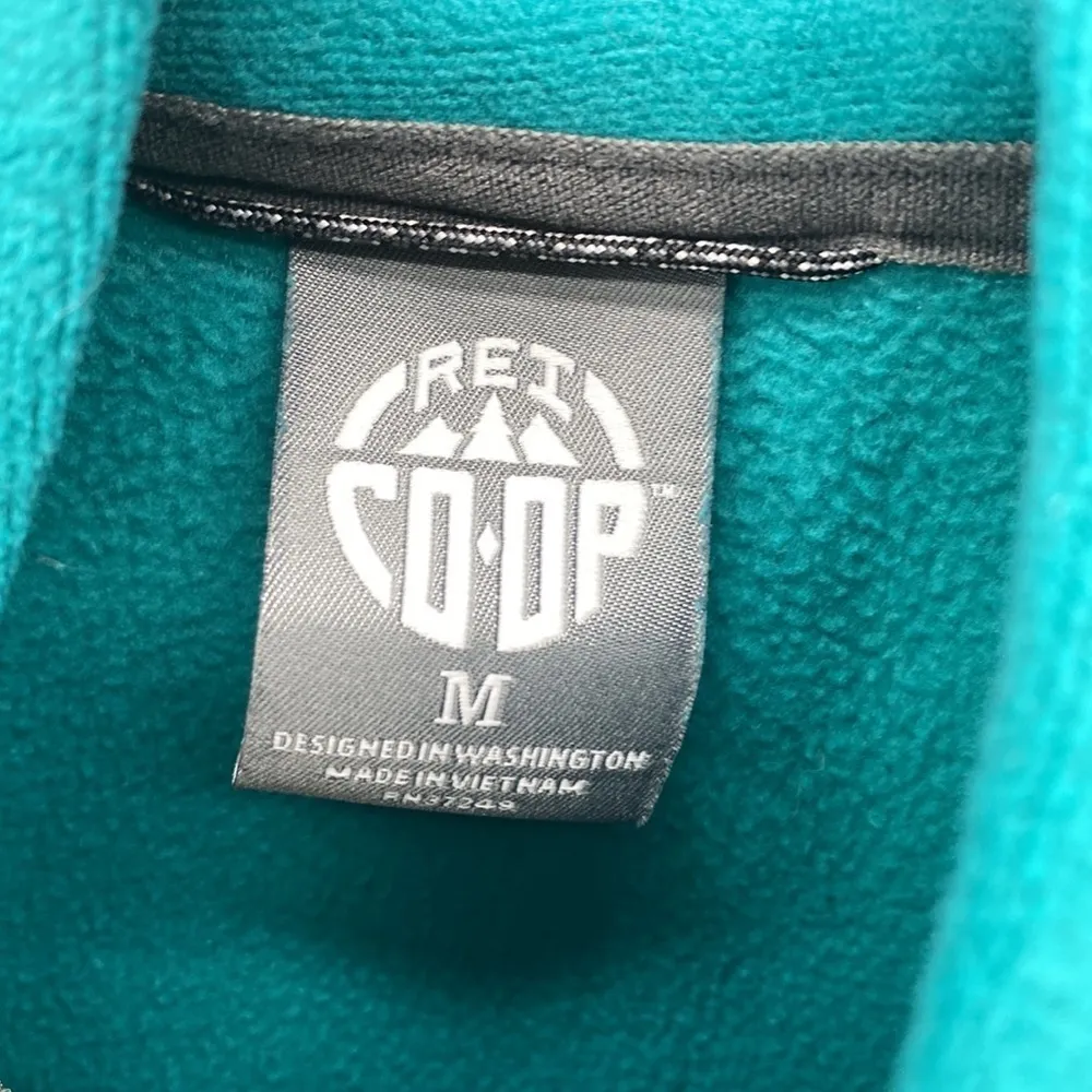 REI coop thin fleece quarter zip soft comfy cozy casual classic outdoor Gorpcore Size M - Image 2