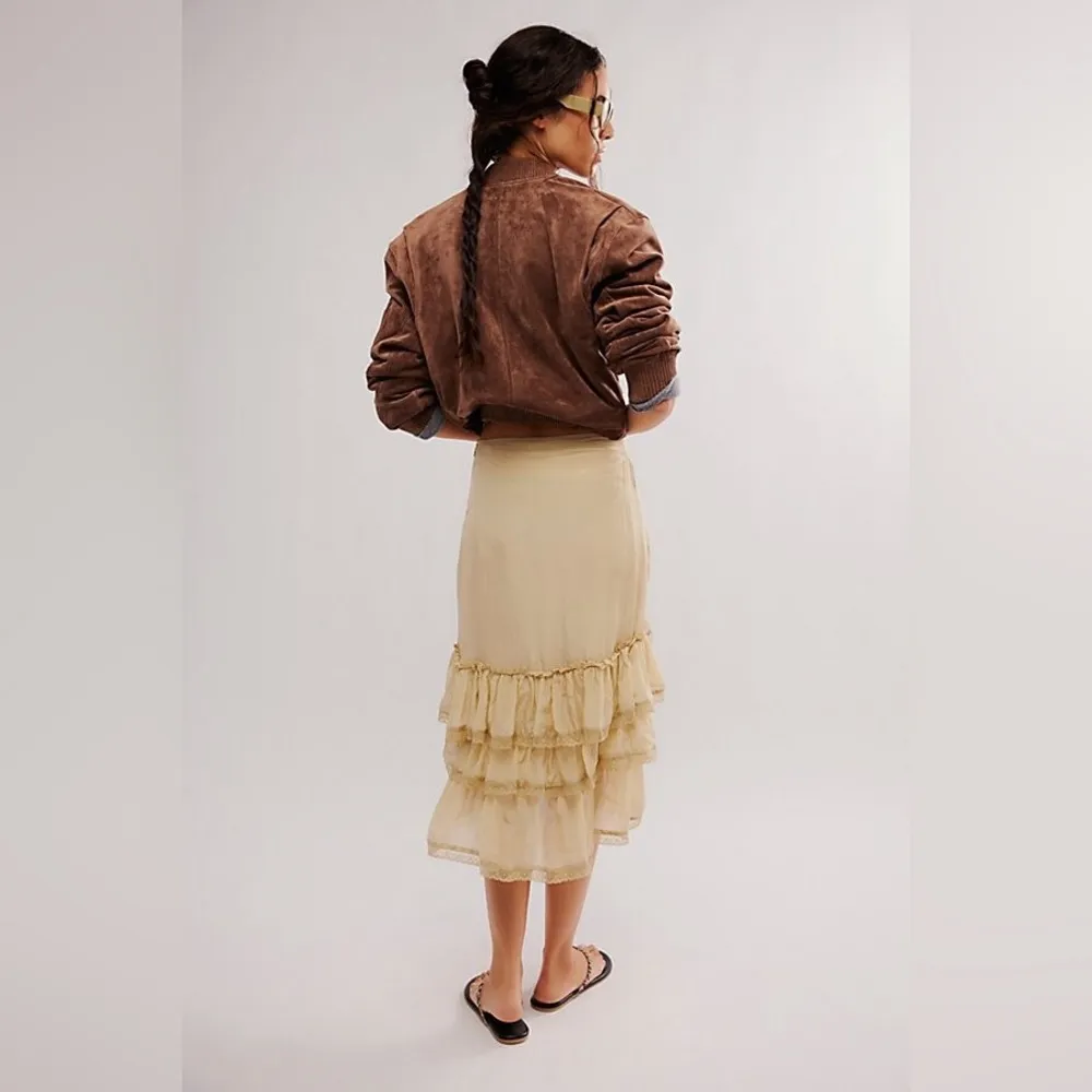 Free people Calliope Ruffle Midi Skirt - Image 5