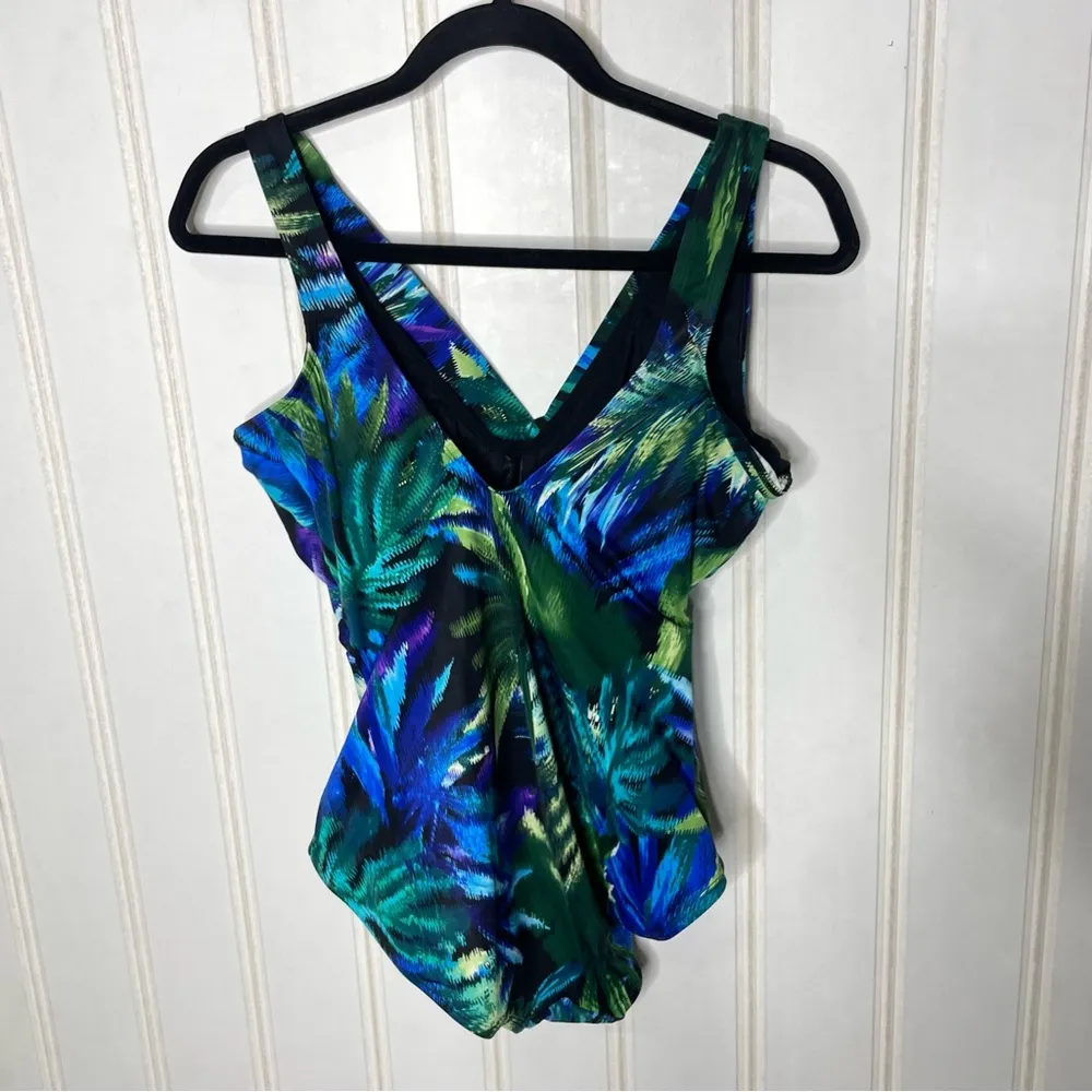 Miraclesuit Women's Useppa Esmerelda Underwire One-Piece Swimsuit Sz 12 70 - Image 5