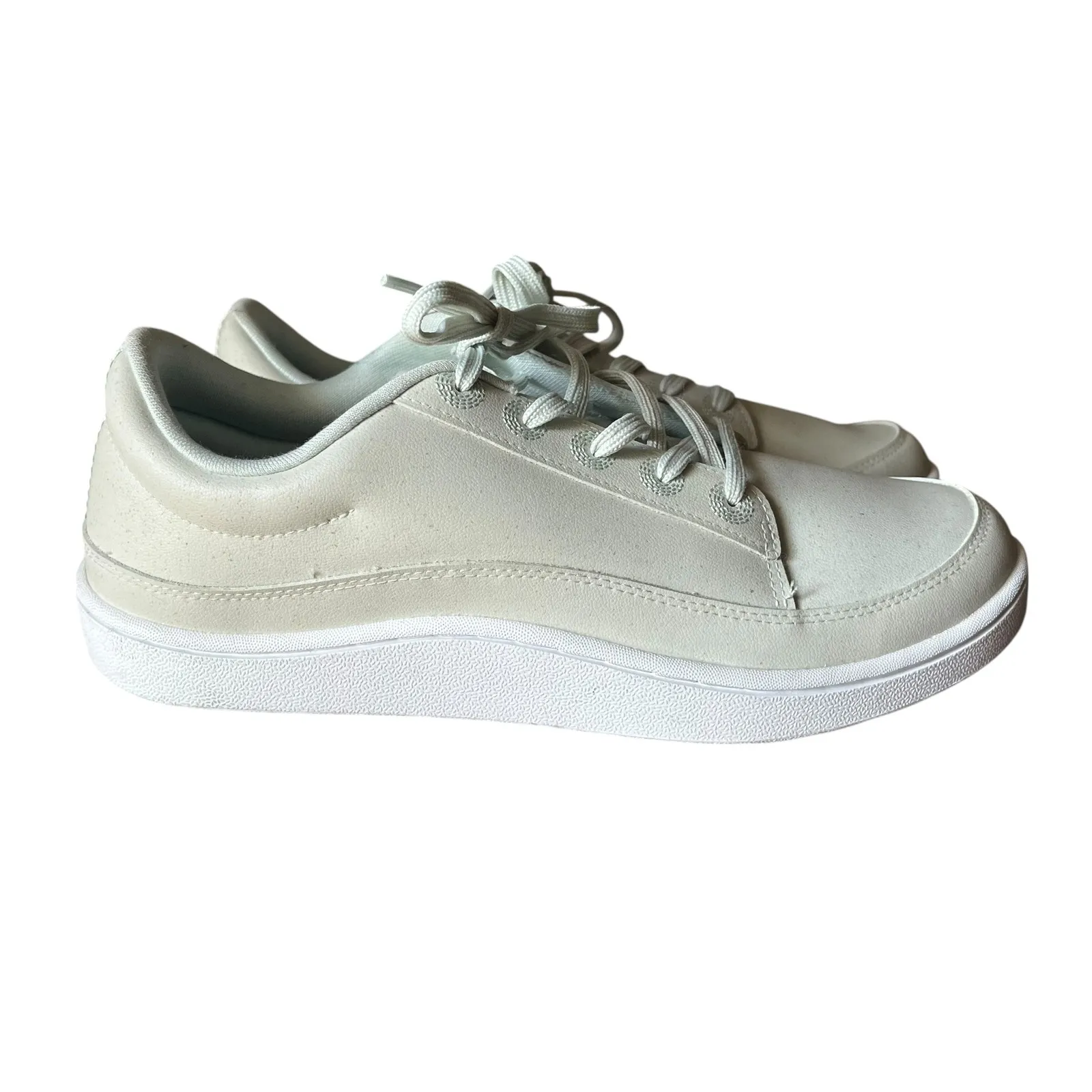 Allbirds Womens Shoes Green Leather‎ Plant Pacer Sneaker Blizzard Sole US 9 - Image 6