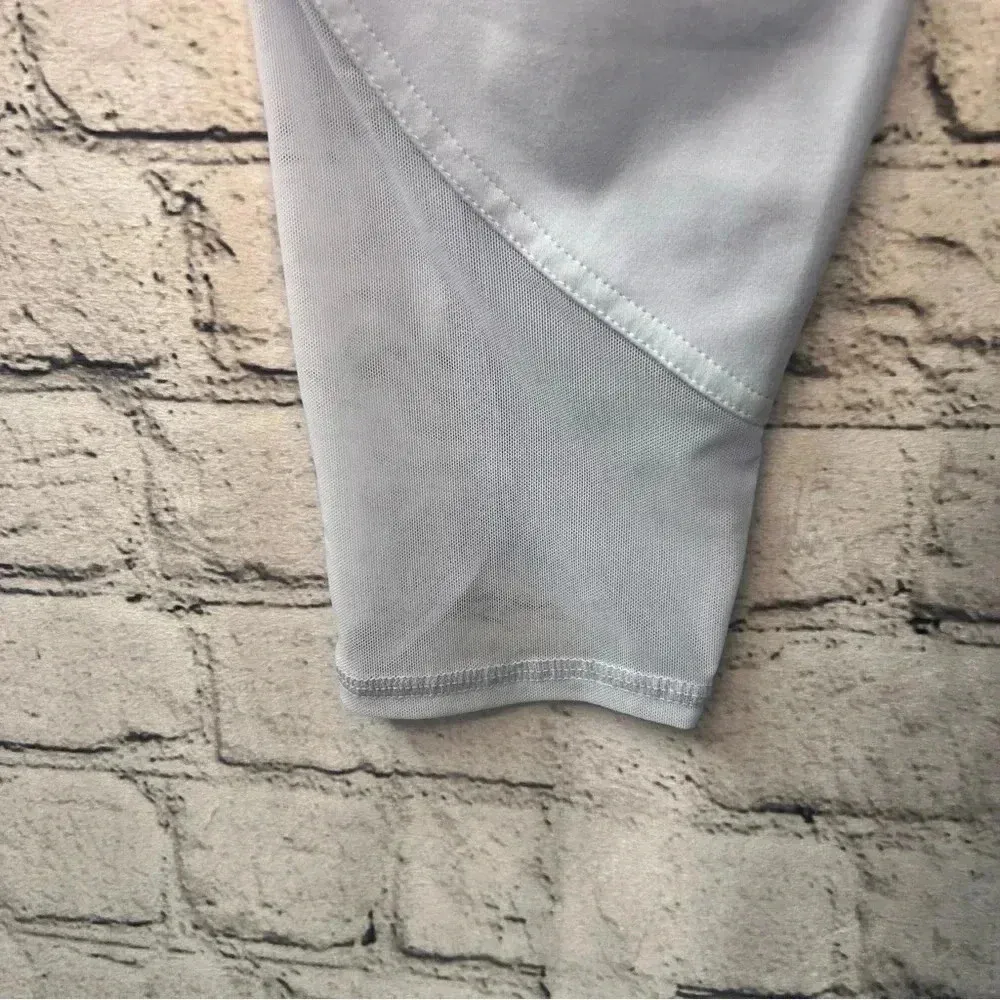 DSG Powder Blue 7/8 Leggings High Waisted With Mesh Detail Size Large‎ - Image 7