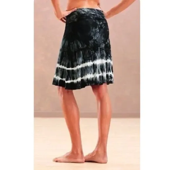 Pink Lotus for Athleta Laya Tie Dye Skirt Size Small Pull On Stretch Yoga Flowy - Image 4