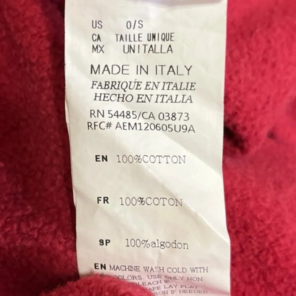 Don’t Ask Why Red Women’s Cotton Cropped Cheers Sweatshirt Long Sleeve One Size - Image 4