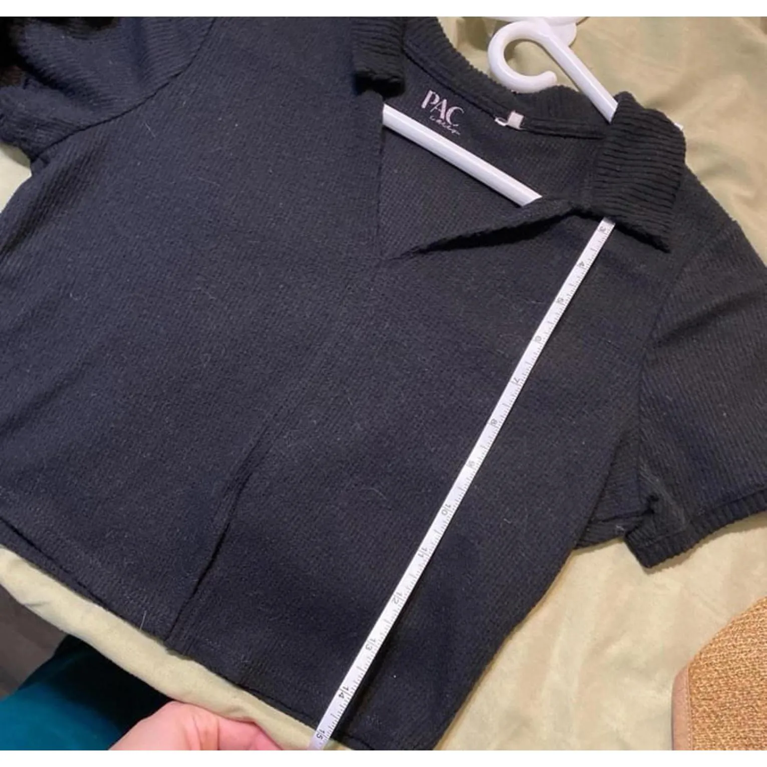 Pac Sun Black Crop Top Size Small - Image 5