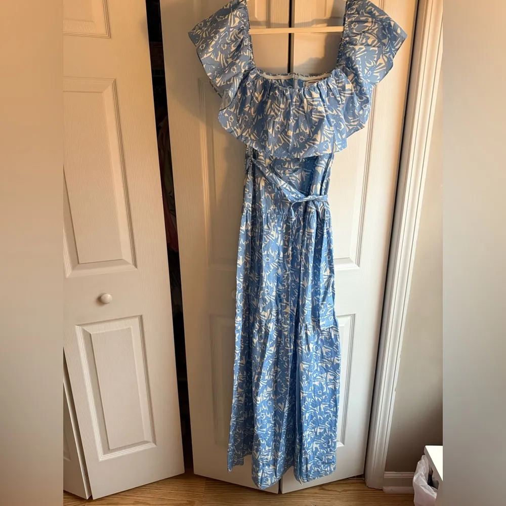 Amanda Uprichard Karalyn Maxi Dress NWOT in Bluestream - Image 4