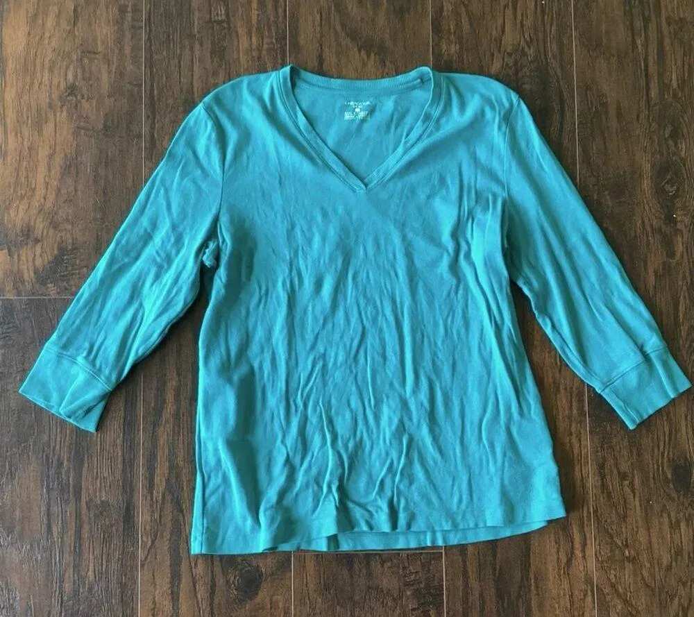 Jones New York Sport Icy Turquoise Top - Image 4