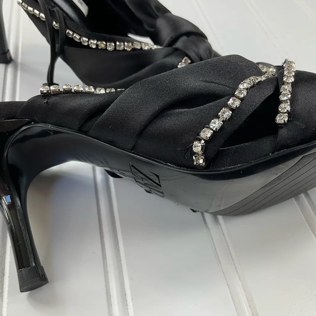 NWOT Zara Sparkly Heeled Sandals Size EU36 - Image 12