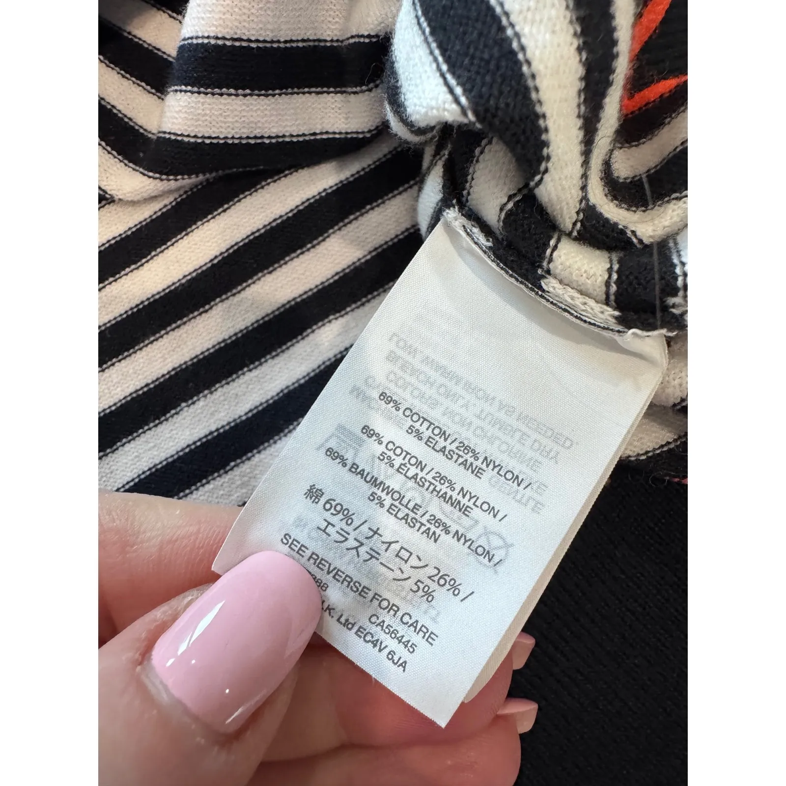 J Crew Striped Knit Sleeveless Sweater Vest Top M Navy Academia Nautical Black Size M - Image 4