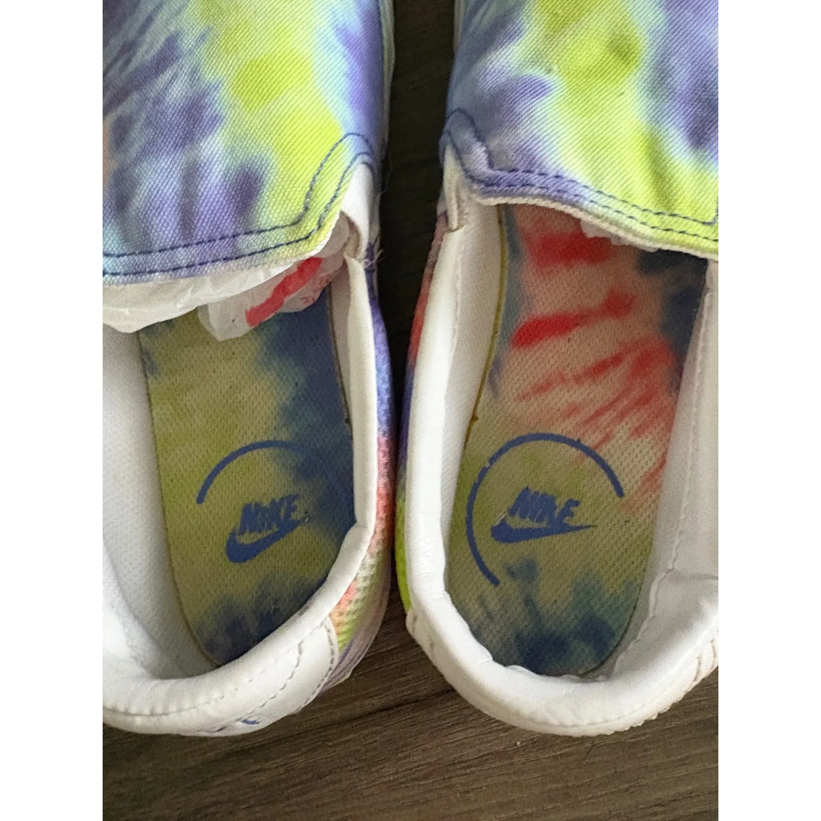 Nike‎ Court Legacy Slip On Tie Dye Sneakers Shoes US 9.5 Women's Casual - Image 7