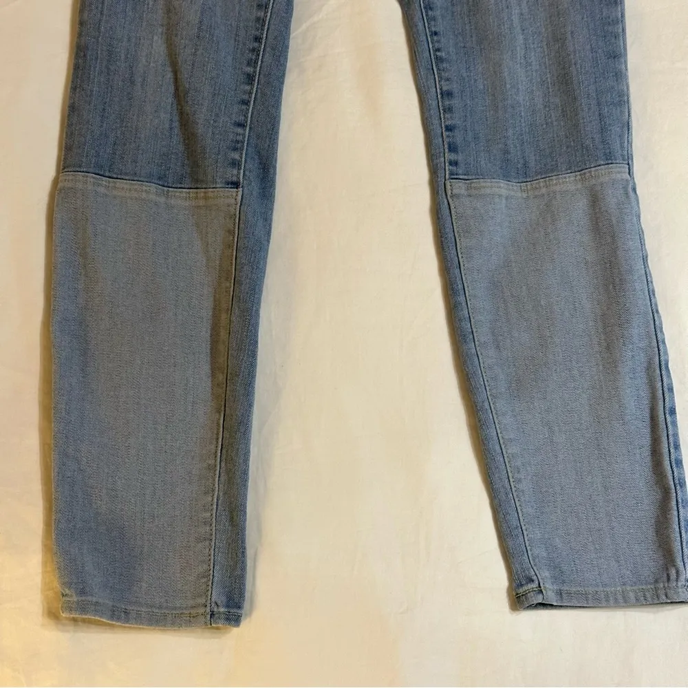 Pacsun Mid-Rise Skinniest Ankle Two Tone Patch Jeans 25 - Image 4