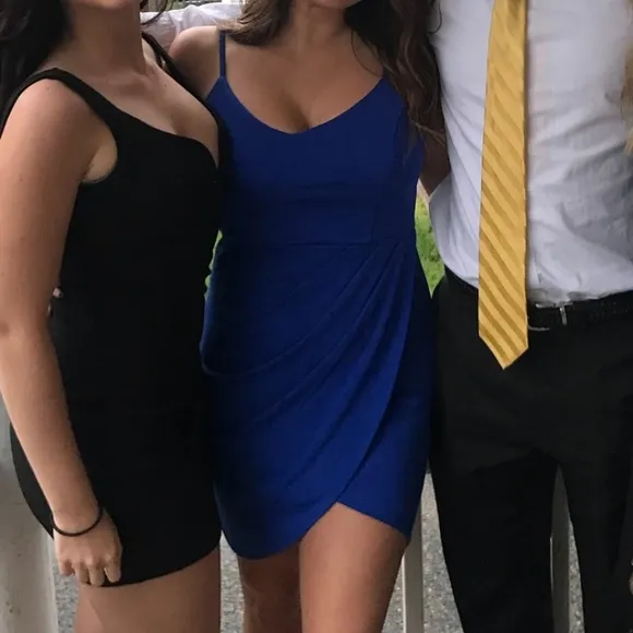 [zalalus] medium beautiful blue cocktail dress - Image 2