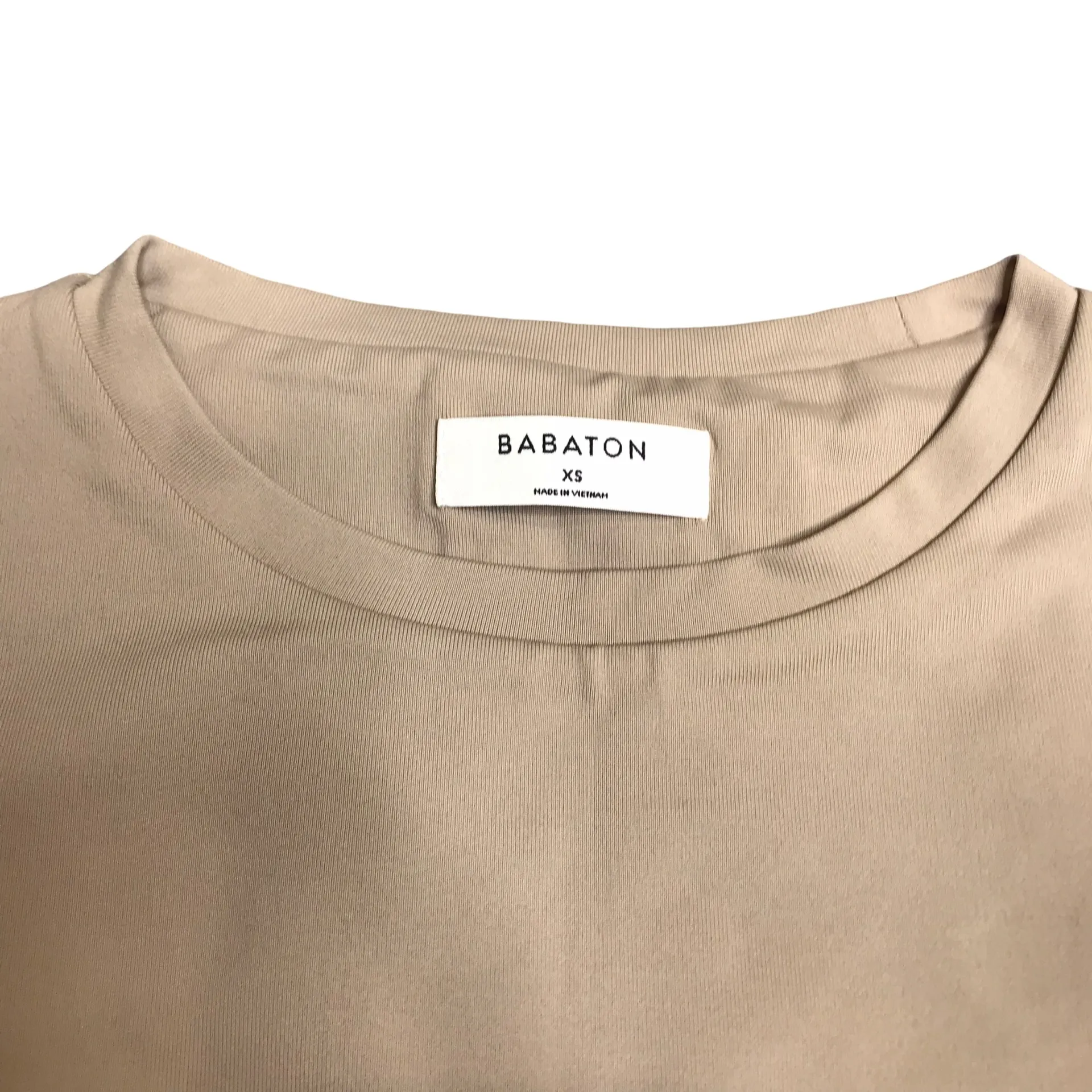 Babaton Mockneck Bodysuit in Taupe - Image 2