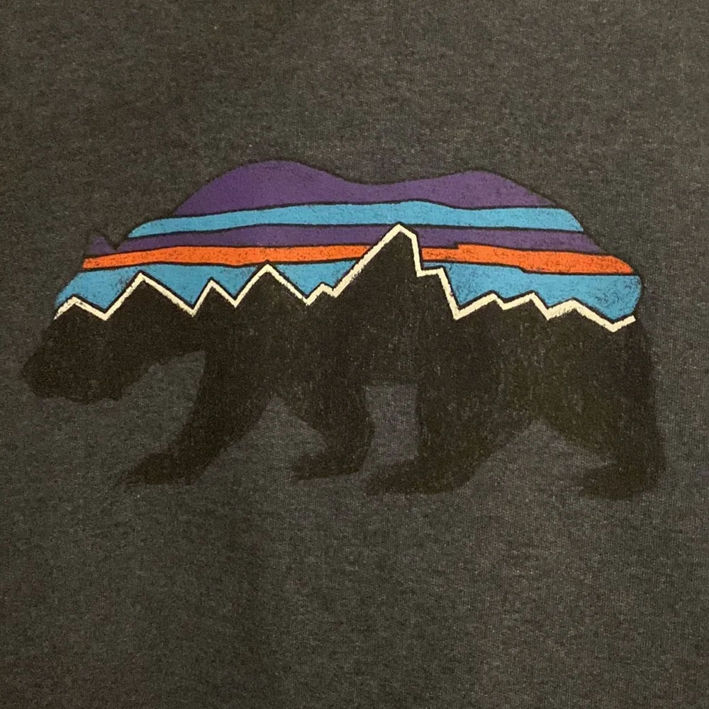 PATAGONIA Graphic Uprisal. Women’s navy blue hoodie size M - Image 3