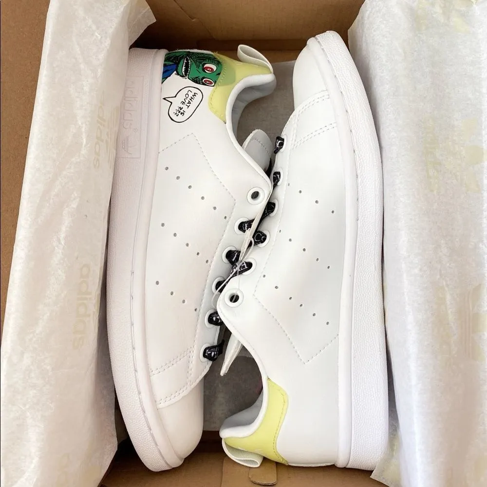 adidas Originals Stan Smith X Fiorucci What‎ Is Love EG5152 size US7/UK5.5 - Image 3