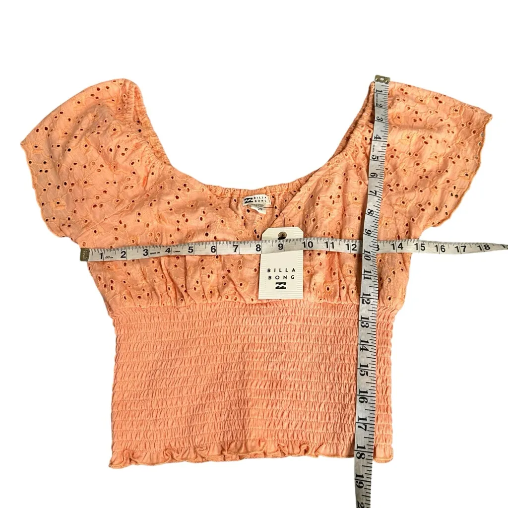 NEW Billabong Beach Bird Cropped Top Size Medium - Image 6