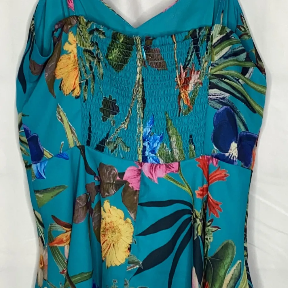 Parker spaghetti straps tropical top Sz XS - Image 8