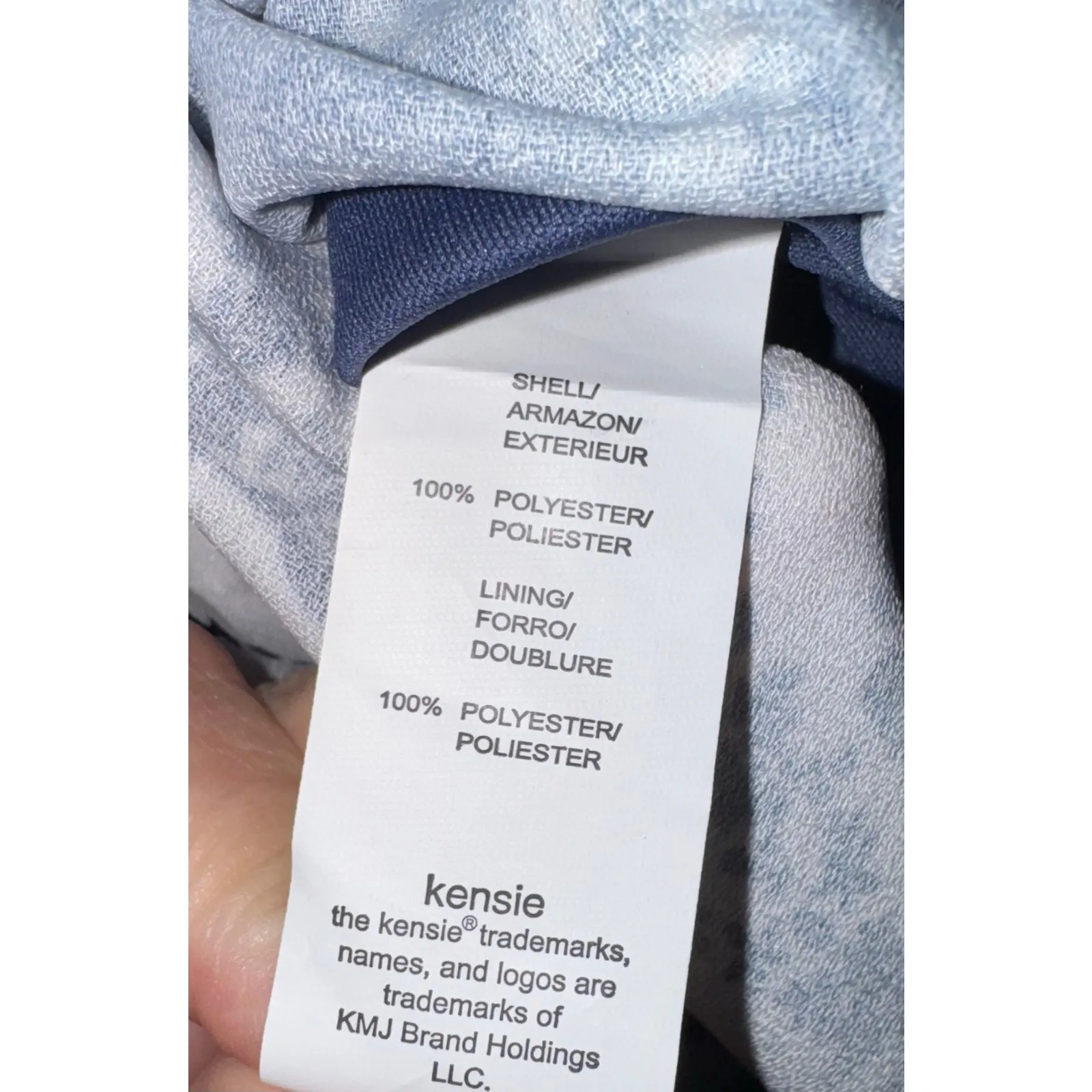 Kensie Floral Asymmetrical Dress Cottagecore Large Prairie Patchwork Feminine - Image 9