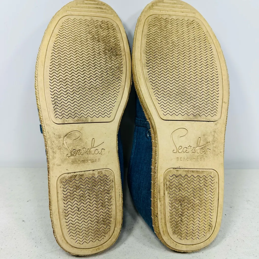 Sea Star Beachwear Beachcomber Espadrille size 11 Blue - Image 7