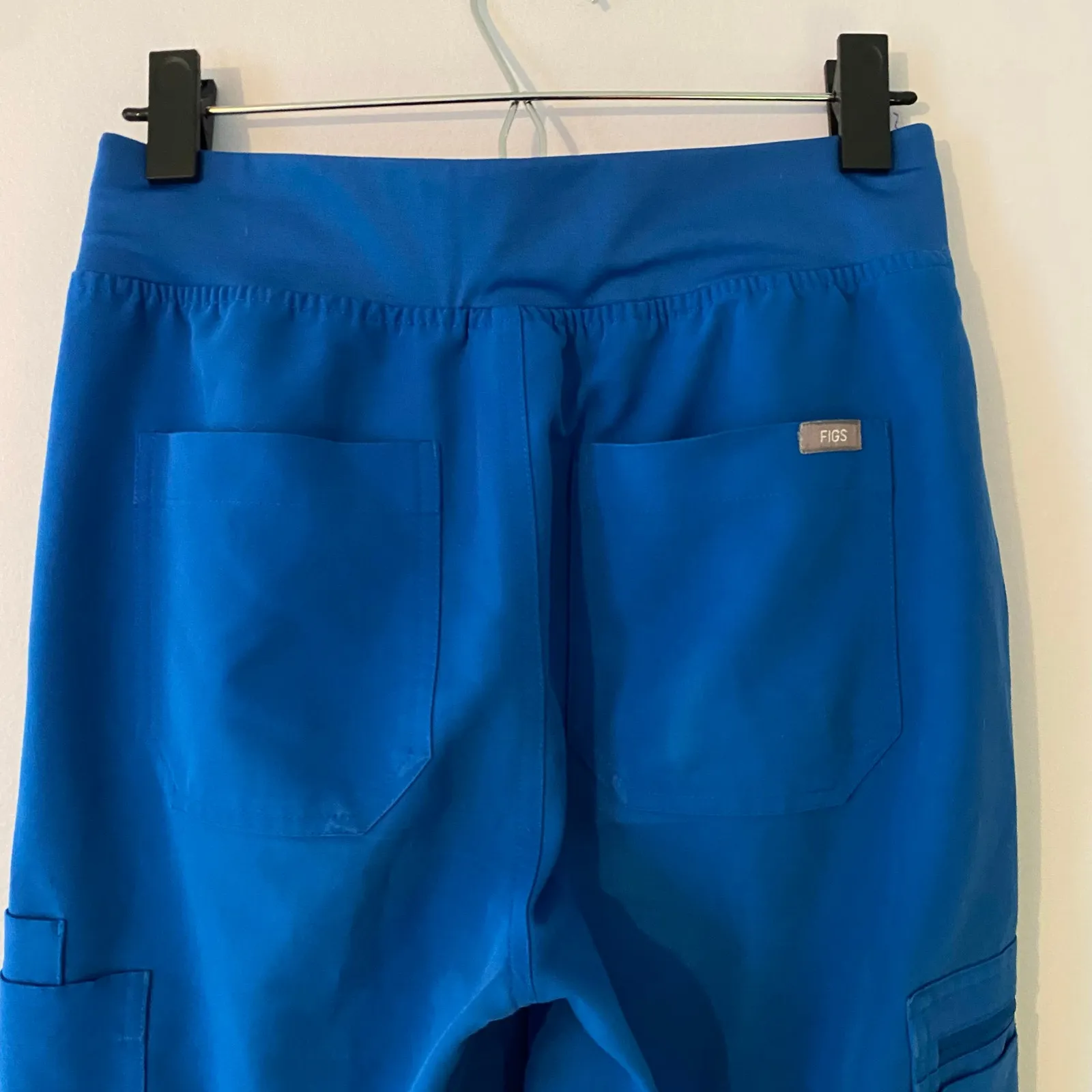 FIGS Women's size Small Tall Royal Blue Yola Skinny High Waisted Scrub Pants - Image 7