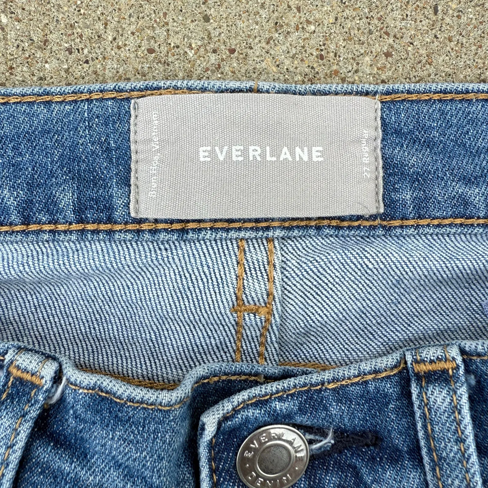Everlane High Rise Skinny Blue Jeans 27 Regular - Image 4