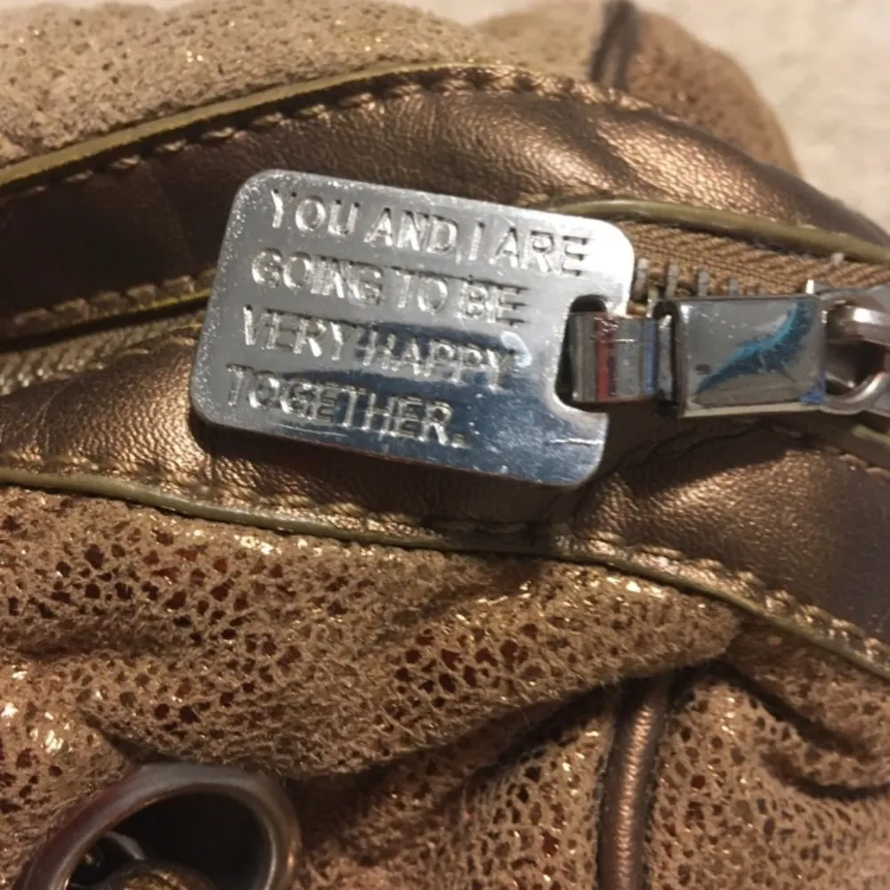 BCBGeneration Gold Purse Chains Sparkly Flashy Bag - Image 13