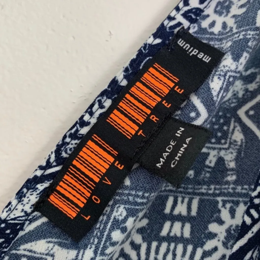 LOVE TREE Tribal Elephant Print Sleeveless Romper - Image 5