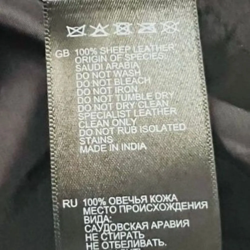 Reiss Mimi Paneled Leather Mini Skirt, Black, Size 10, Designer Luxury, NWT - Image 12