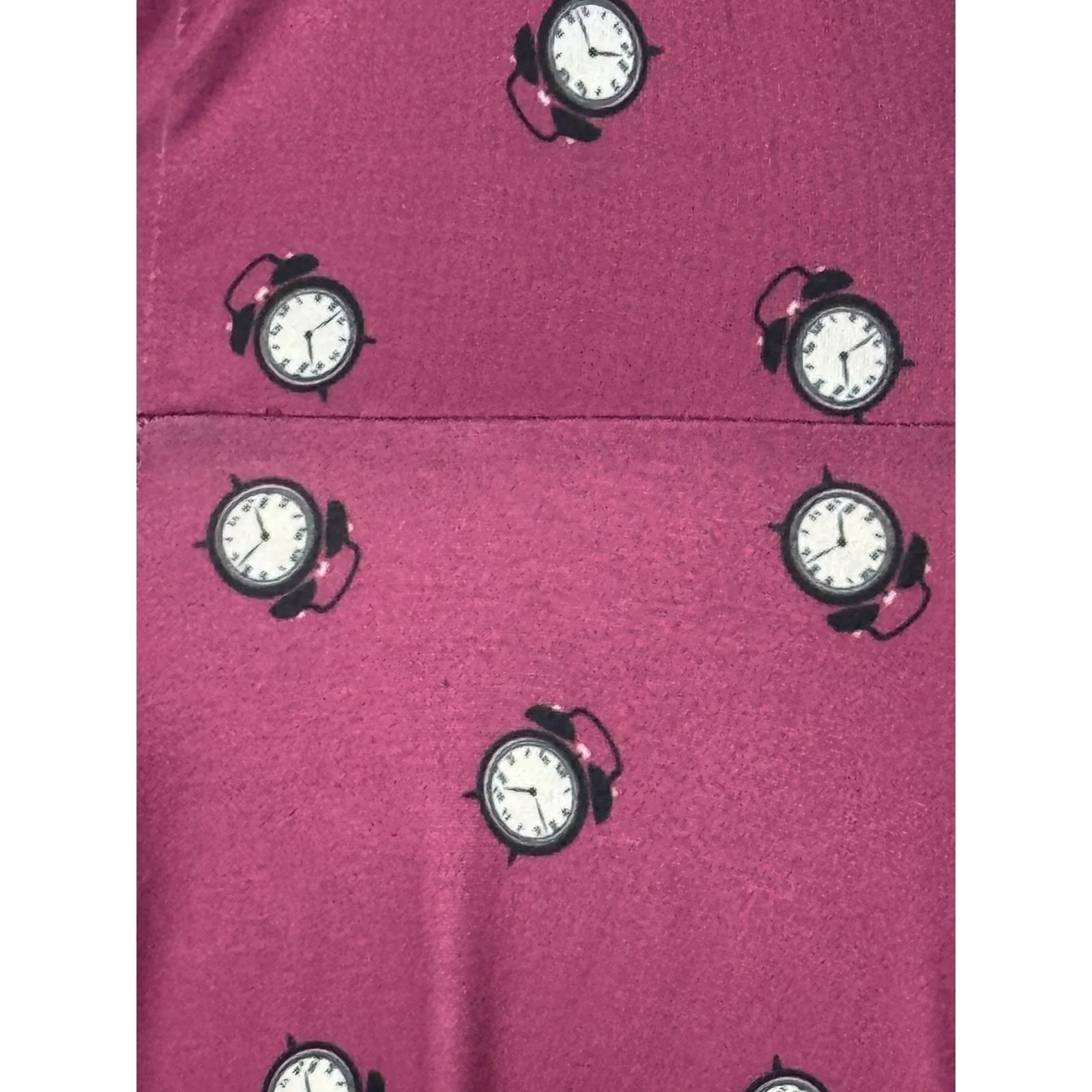 Unique Vintage x GB Dress Women‎ XS Purple Fit and Flare Clock Print Retro Boho - Image 9