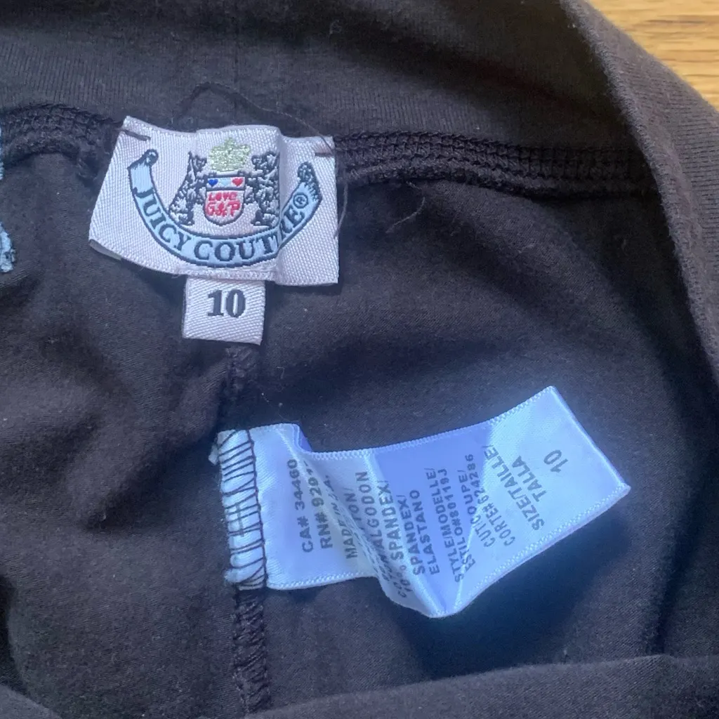 Juicy Couture Pam Gela Grant Intimates Sleepwear Sweatpants Brown Size 10 - Image 5