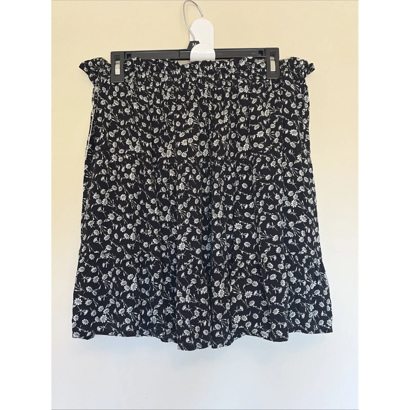 SO Black‎ Allover Floral Flower Tiered Cottagecore Prairie Mini Skirt XL NEW NWT - Image 6
