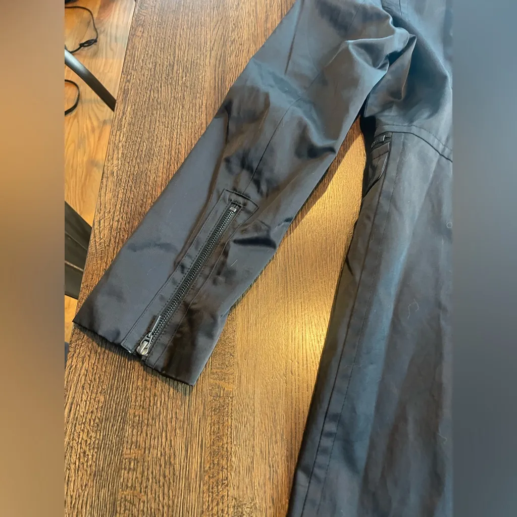 Green With Envy Black Trench Coat - Image 4