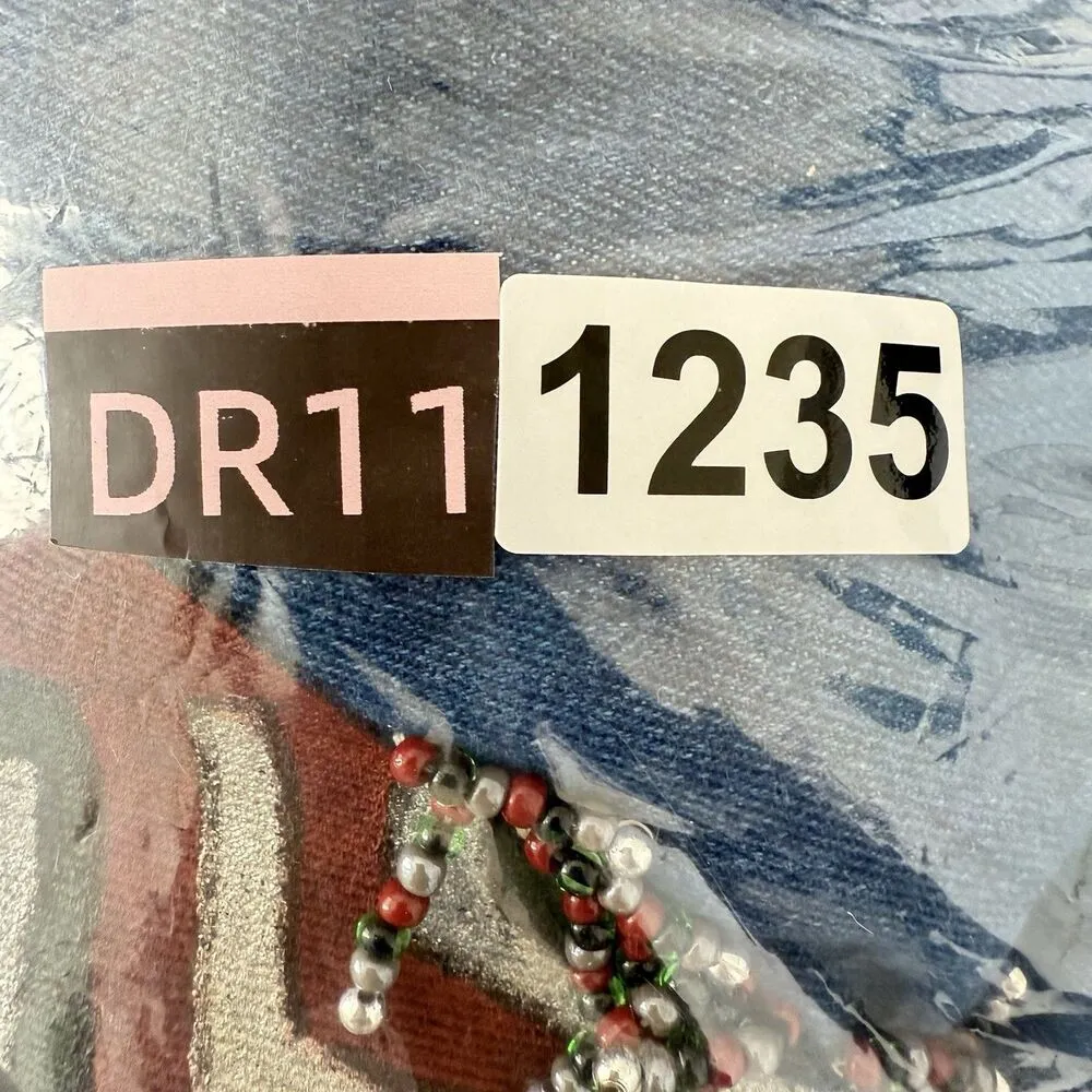 Hunters Run Vintage unique Jacket Denim Cowgirl western rodeo country horse S. Blue - Image 13