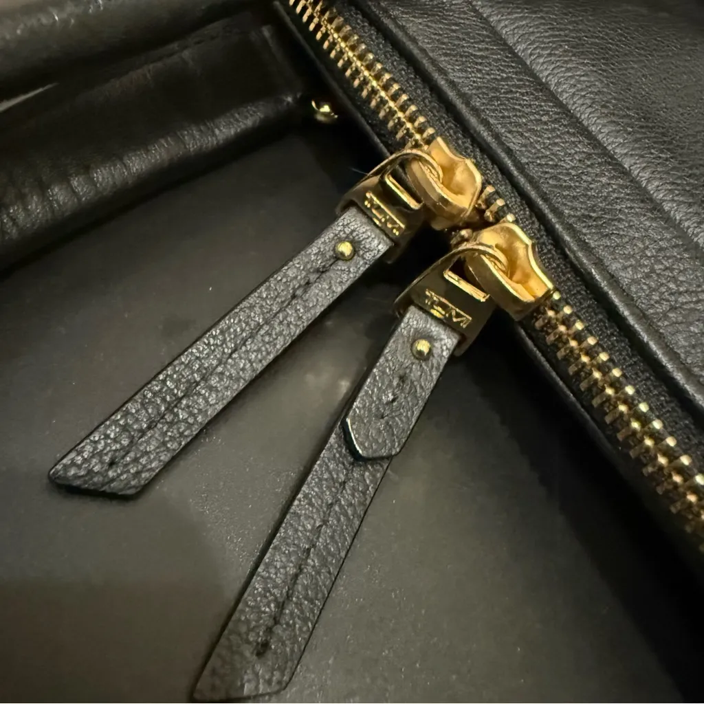 TUMI Voyageur WESTPORT Black Leather Slim Briefcase Rare Sold Out Online! - Image 14