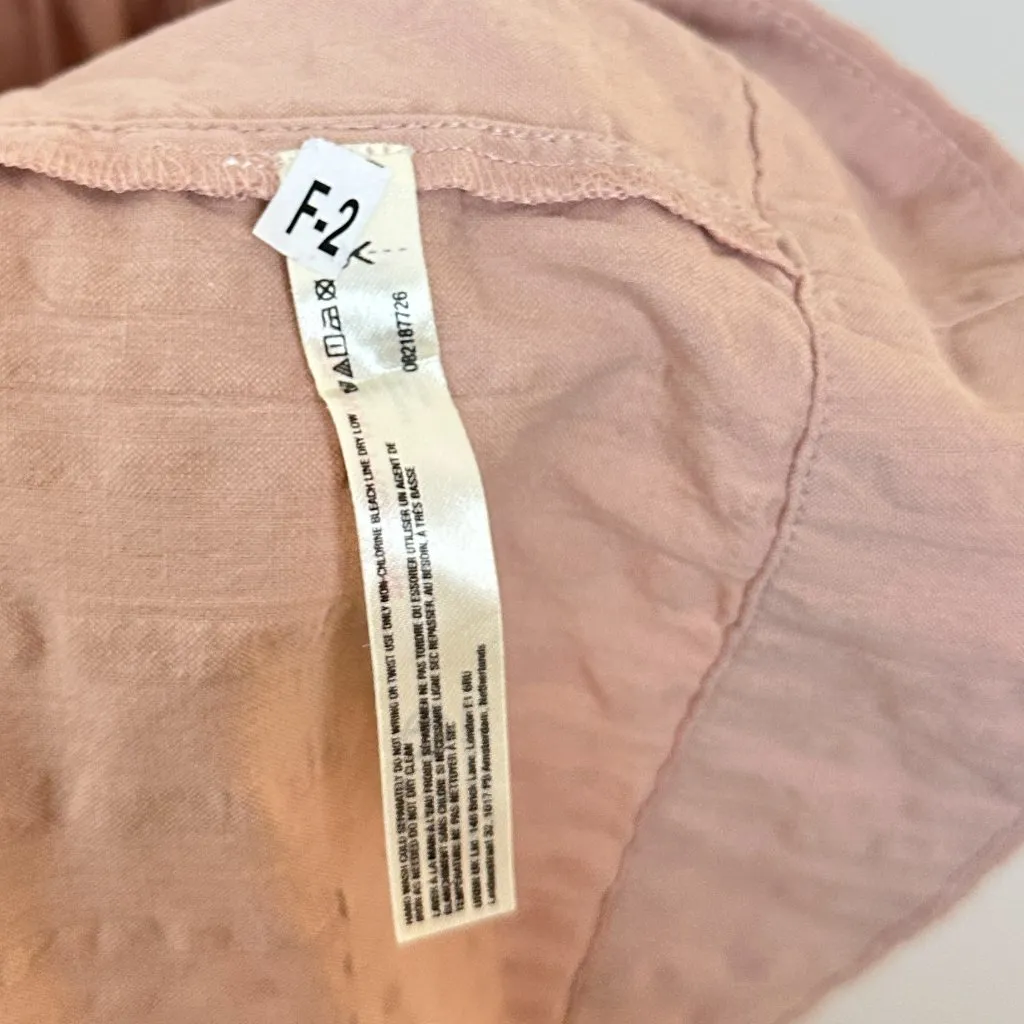 FREE PEOPLE Poppy Cotton Seersucker Midi Dress in Sweet Nothings Size X-Small - Image 8