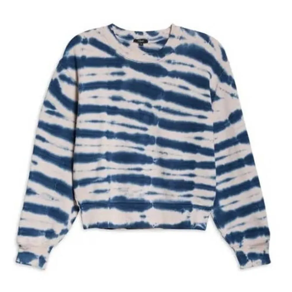 Rails Ramona Pullover Sweater Women's XXS Striped Tie Dye Indigo Long Sleeve - Image 12