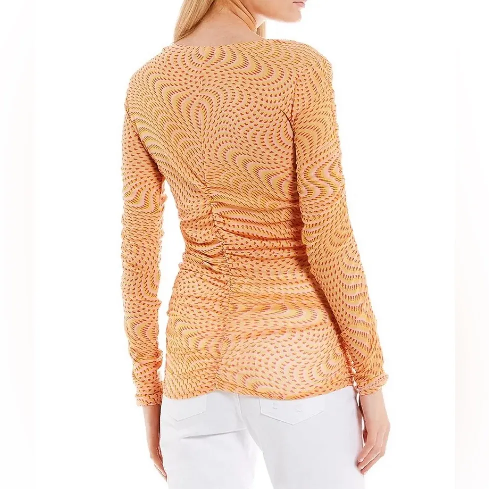 Circus NY by Sam Edelman Y2K Women’s Minty Knit V-Neck Long Sleeve Top Size S - Image 2