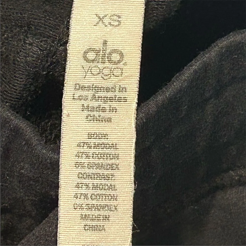 Alo Yoga Women's Urban Moto Sweatpants Black XS Tapered Casual - Image 9