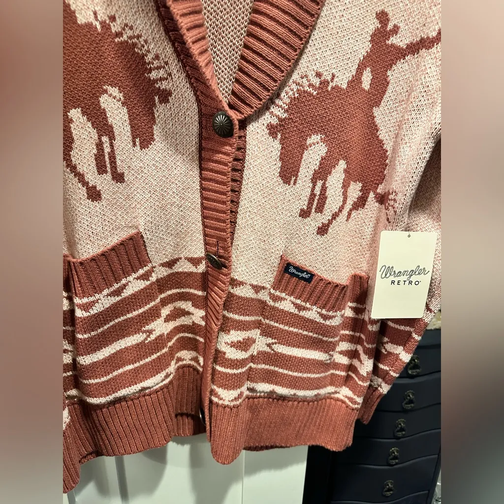 NWT WRANGLER RETRO® WESTERN CARDIGAN - Image 12